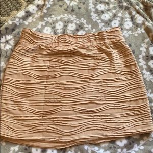 Ruffled mini skirt